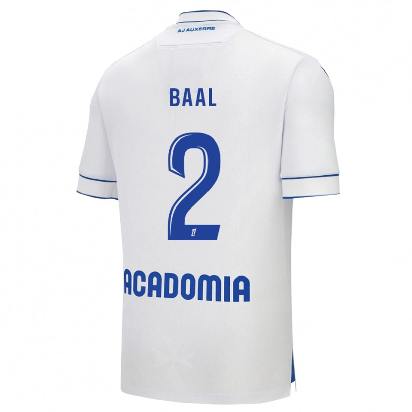 Danxen Dámské Ousmane Baal #2 Bílá Modrá Domů Hráčské Dresy 2025/26 Dres
