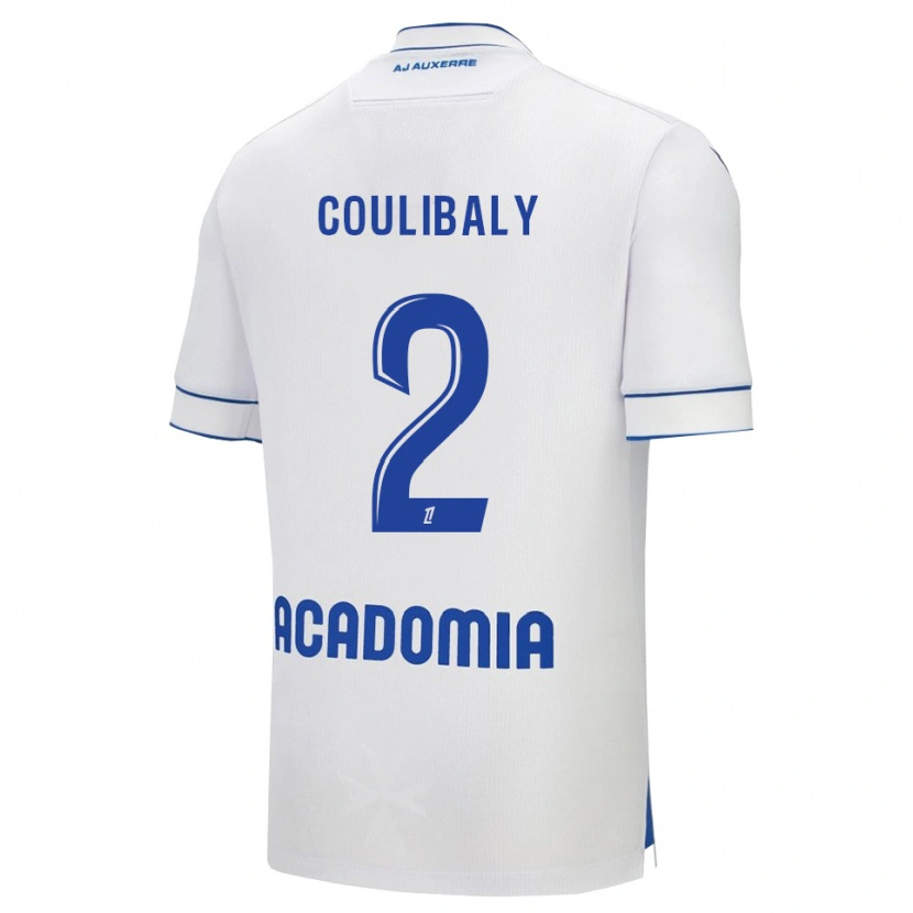 Danxen Dámské Mohamed Coulibaly #2 Bílá Modrá Domů Hráčské Dresy 2025/26 Dres
