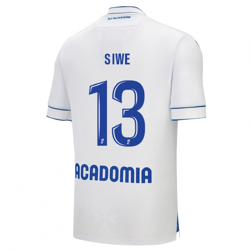 Danxen Dámské Telli Siwe #13 Bílá Modrá Domů Hráčské Dresy 2025/26 Dres