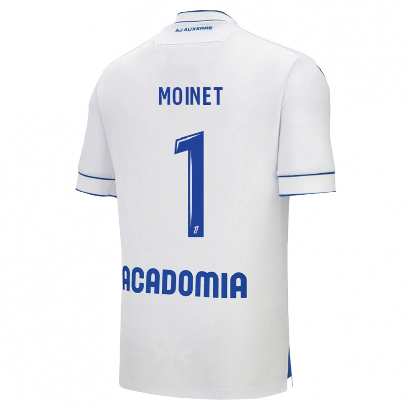 Danxen Dámské Victor Moinet #1 Bílá Modrá Domů Hráčské Dresy 2025/26 Dres