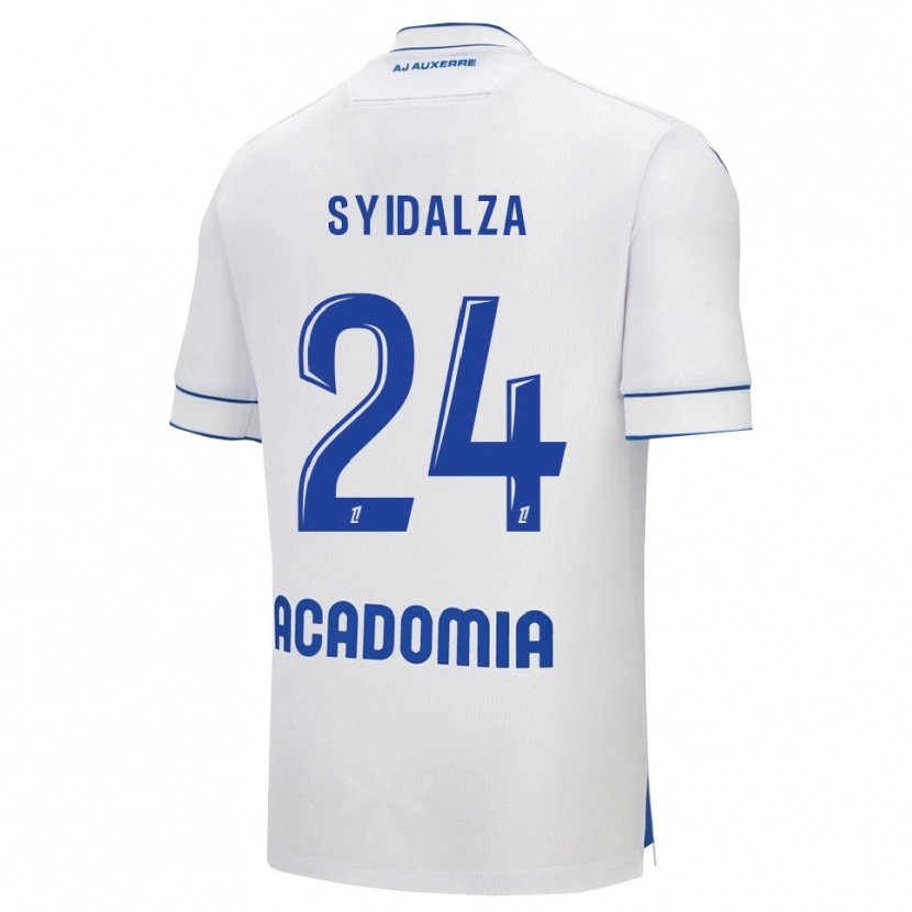 Danxen Dámské Denelzo Syidalza #24 Bílá Modrá Domů Hráčské Dresy 2025/26 Dres