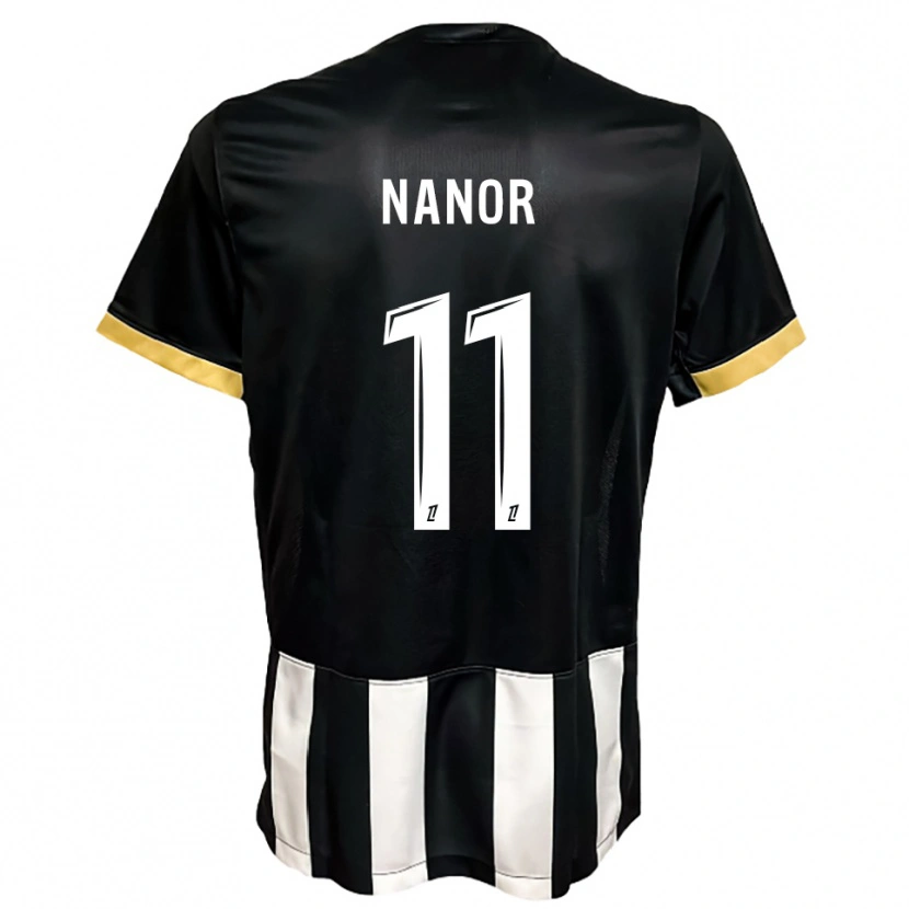 Danxen Dámské Enzo Nanor #11 Černá Bílá Domů Hráčské Dresy 2025/26 Dres