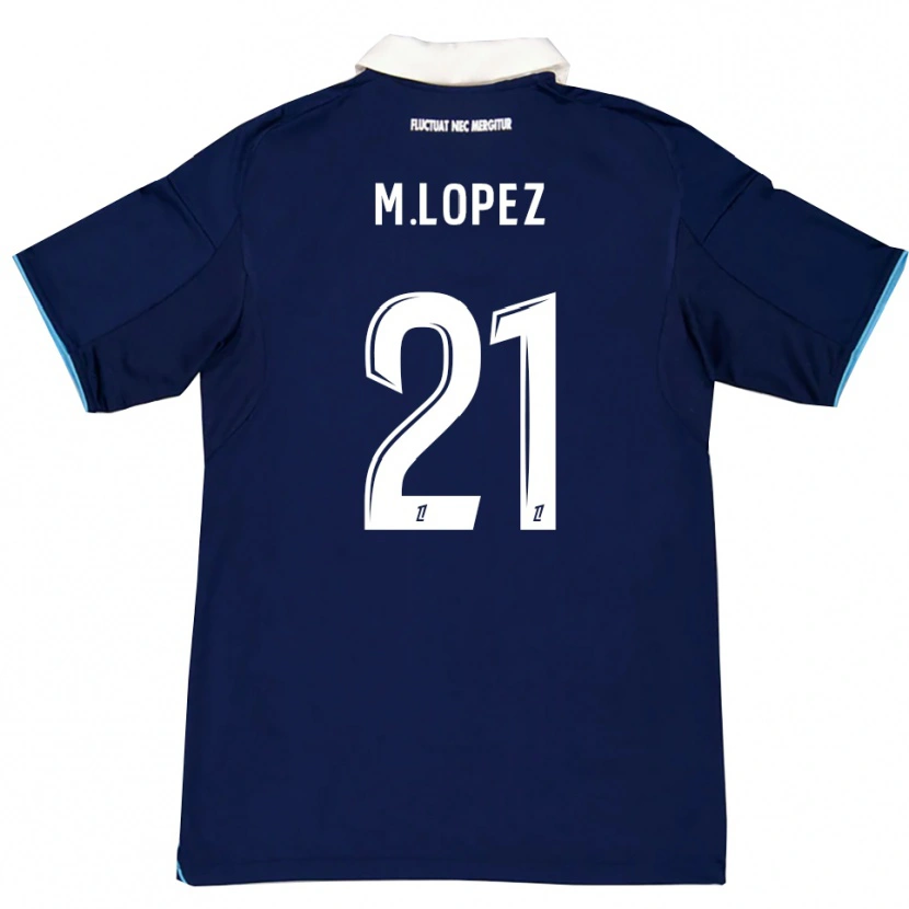 Danxen Dámské Maxime Lopez #21 Tmavě Modrá Bílá Domů Hráčské Dresy 2025/26 Dres