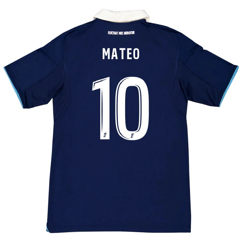 Danxen Dámské Clara Mateo #10 Tmavě Modrá Bílá Domů Hráčské Dresy 2025/26 Dres