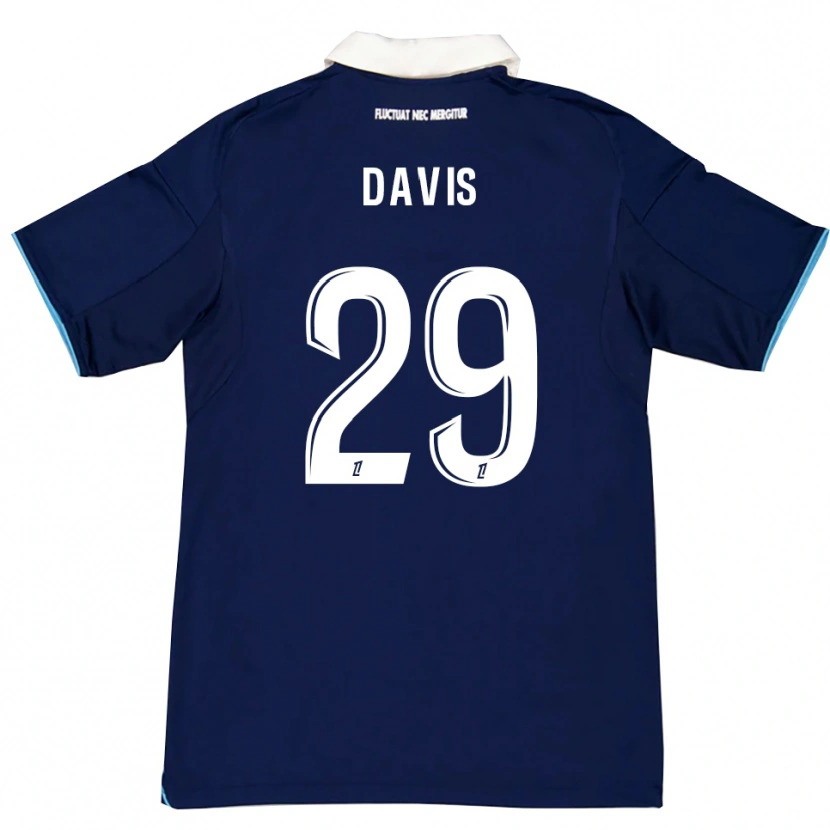 Danxen Dámské Deja Davis #29 Tmavě Modrá Bílá Domů Hráčské Dresy 2025/26 Dres
