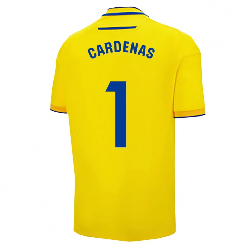 Danxen Dámské Raquel Cárdenas #1 Žlutá Tmavě Modrá Domů Hráčské Dresy 2025/26 Dres