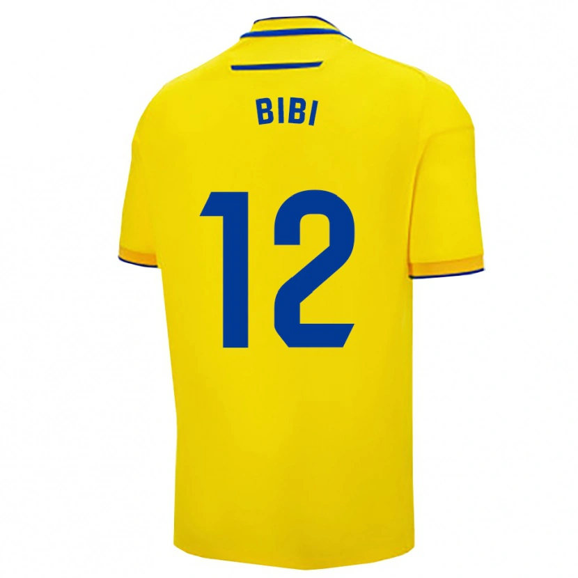 Danxen Dámské Bibiana Vallín Romero #12 Žlutá Tmavě Modrá Domů Hráčské Dresy 2025/26 Dres