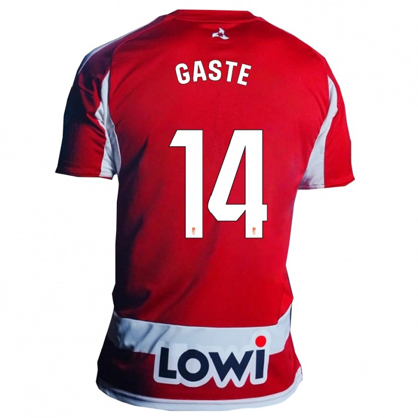 Danxen Dámské Gaste #14 Červená Bílá Domů Hráčské Dresy 2025/26 Dres