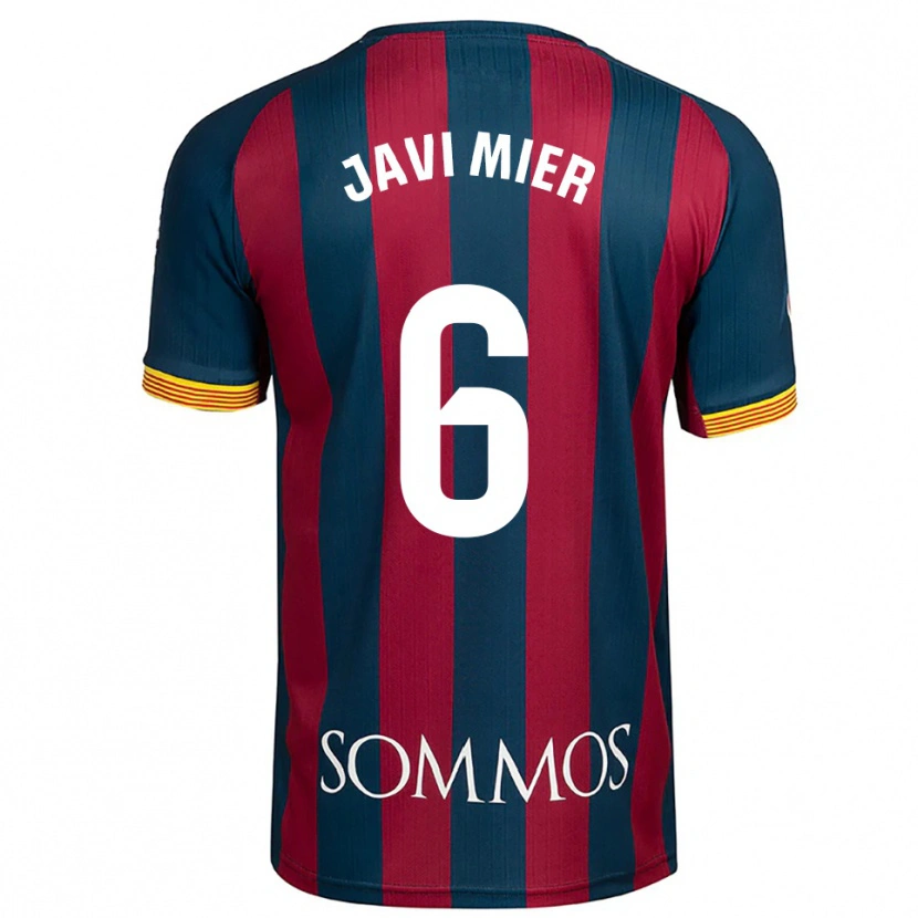 Danxen Dámské Javi Mier #6 Tmavě Modrá Červená Domů Hráčské Dresy 2025/26 Dres