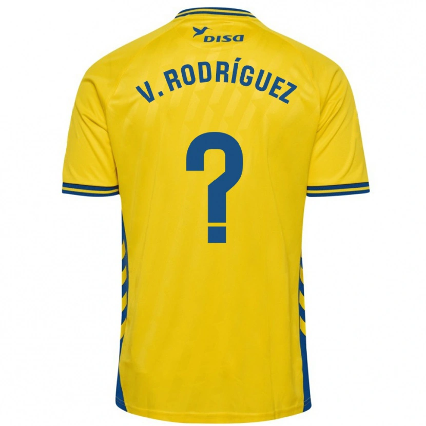 Danxen Dámské Carlos Vicente Rodríguez #0 Žlutá Modrá Domů Hráčské Dresy 2025/26 Dres