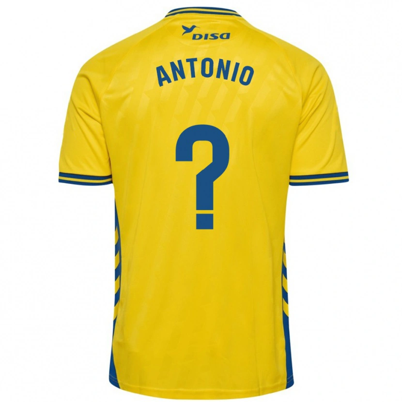 Danxen Dámské Antonio Hernández #0 Žlutá Modrá Domů Hráčské Dresy 2025/26 Dres