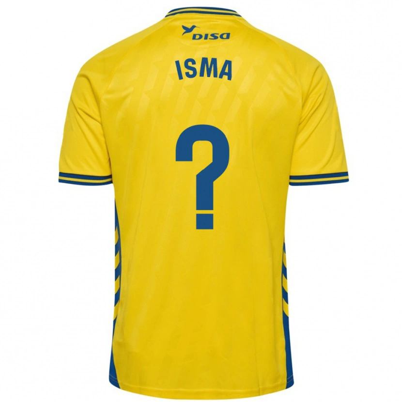 Danxen Dámské Isma Hernández #0 Žlutá Modrá Domů Hráčské Dresy 2025/26 Dres