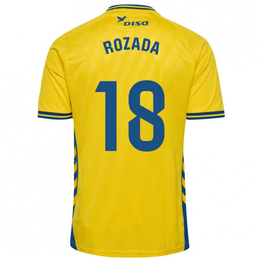 Danxen Dámské Viti Rozada #18 Žlutá Modrá Domů Hráčské Dresy 2025/26 Dres