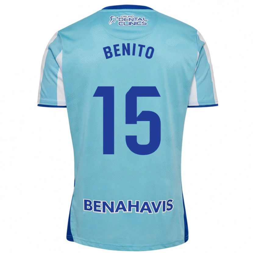 Danxen Dámské Iván Benito #15 Nebesky Modrá Bílá Domů Hráčské Dresy 2025/26 Dres