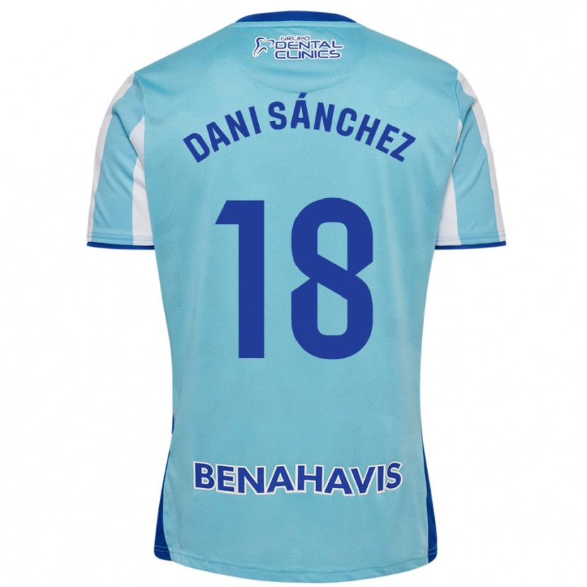 Danxen Dámské Dani Sánchez #18 Nebesky Modrá Bílá Domů Hráčské Dresy 2025/26 Dres