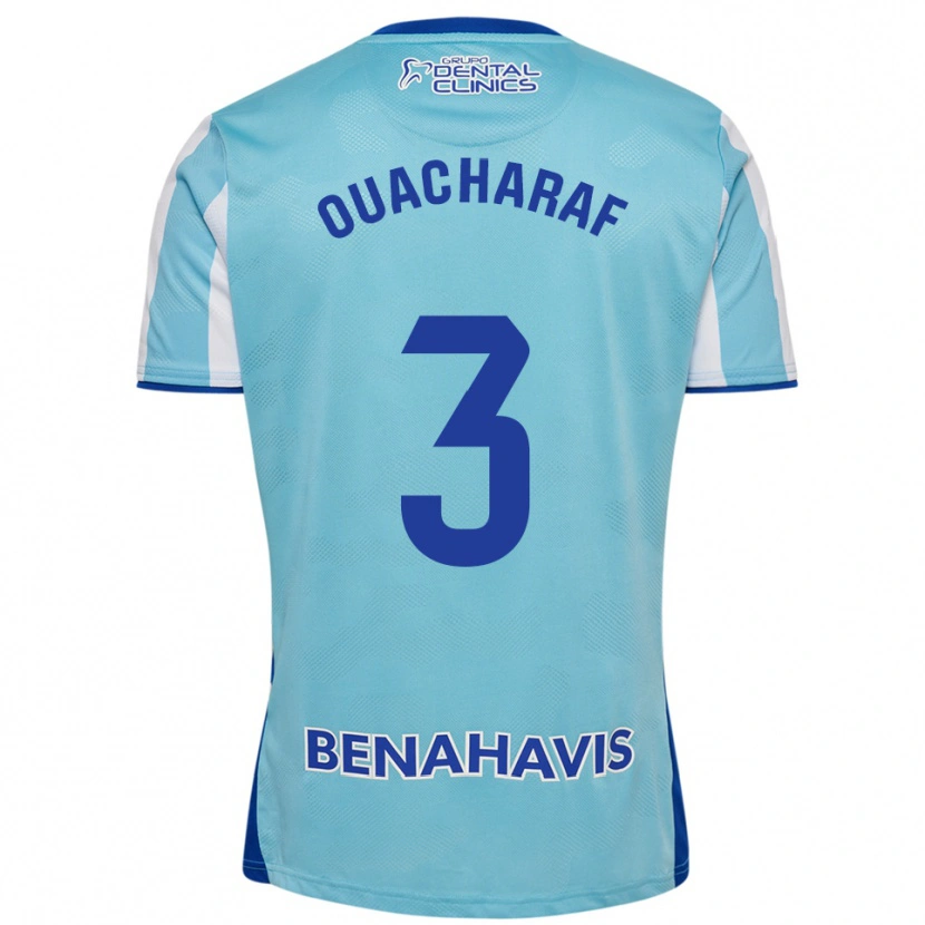 Danxen Dámské Bilal Ouacharaf #3 Nebesky Modrá Bílá Domů Hráčské Dresy 2025/26 Dres