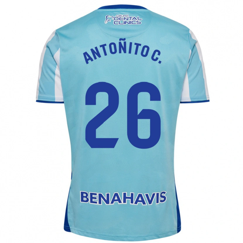 Danxen Dámské Antonio Cordero #26 Nebesky Modrá Bílá Domů Hráčské Dresy 2025/26 Dres