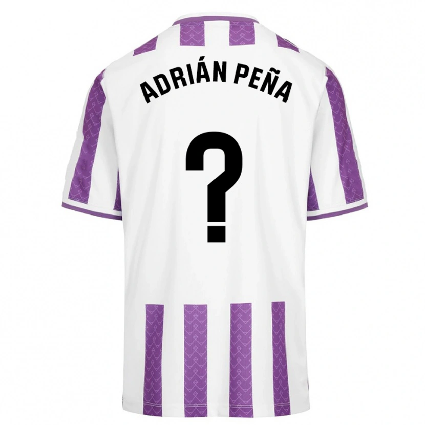 Danxen Dámské Adrián Peña #0 Fialová Bílá Domů Hráčské Dresy 2025/26 Dres