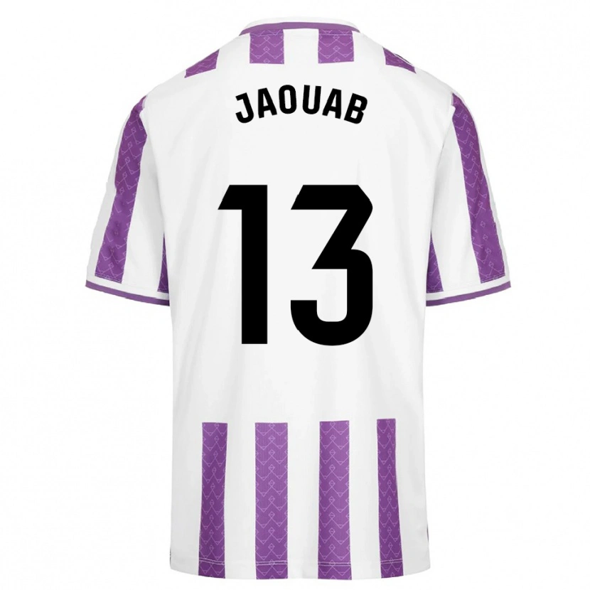 Danxen Dámské Mohamed Jaouab #13 Fialová Bílá Domů Hráčské Dresy 2025/26 Dres