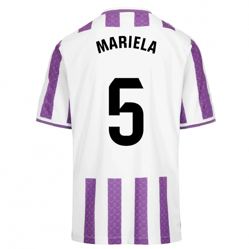 Danxen Dámské Mariela Conde Gomez #5 Fialová Bílá Domů Hráčské Dresy 2025/26 Dres