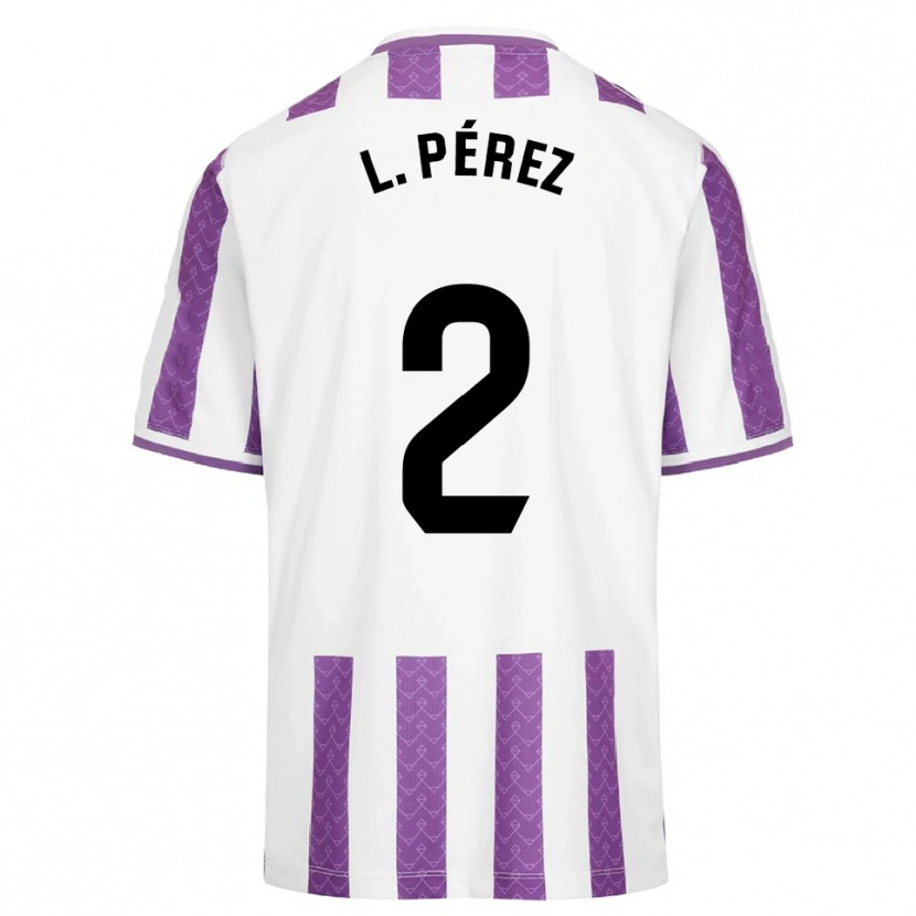 Danxen Dámské Luis Pérez #2 Fialová Bílá Domů Hráčské Dresy 2025/26 Dres
