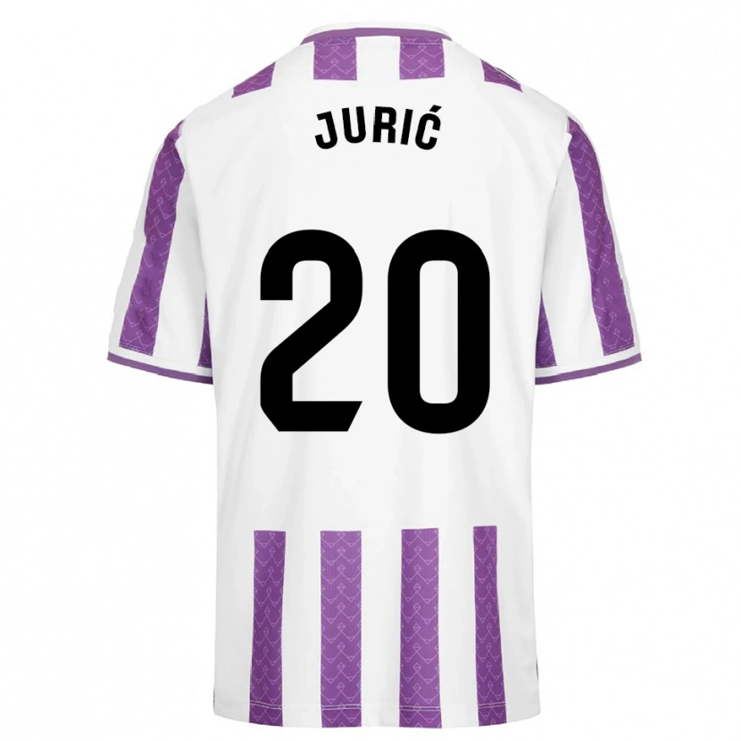 Danxen Dámské Stanko Juric #20 Fialová Bílá Domů Hráčské Dresy 2025/26 Dres