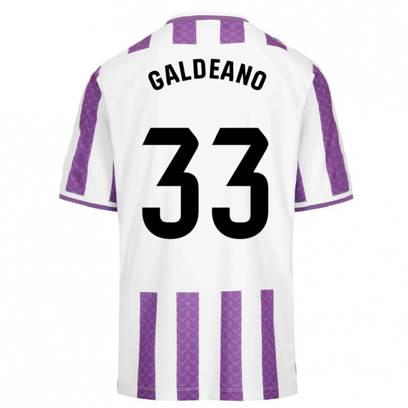 Danxen Dámské Alejandro Galdeano #33 Fialová Bílá Domů Hráčské Dresy 2025/26 Dres