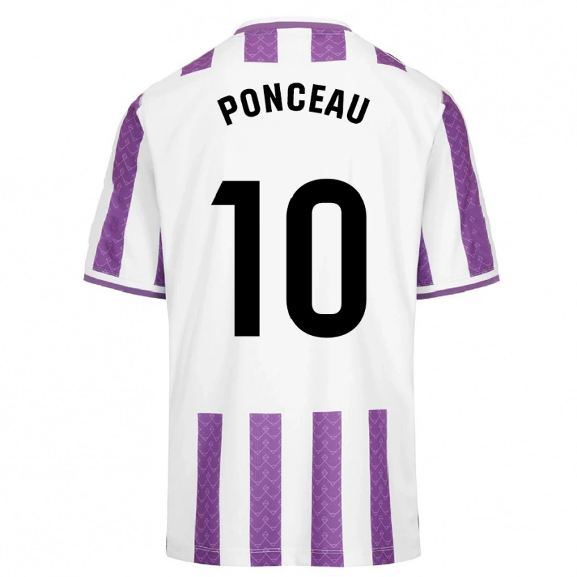 Danxen Dámské Julien Ponceau #10 Fialová Bílá Domů Hráčské Dresy 2025/26 Dres