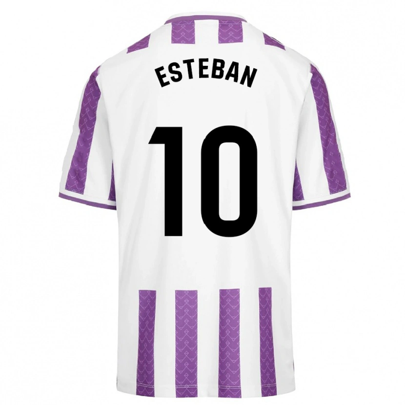 Danxen Dámské Sergi Esteban #10 Fialová Bílá Domů Hráčské Dresy 2025/26 Dres