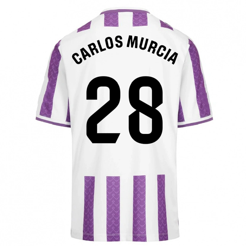 Danxen Dámské Juan Carlos Murcia #28 Fialová Bílá Domů Hráčské Dresy 2025/26 Dres