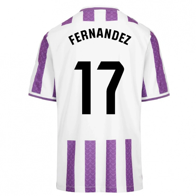 Danxen Dámské Dani Fernández #17 Fialová Bílá Domů Hráčské Dresy 2025/26 Dres