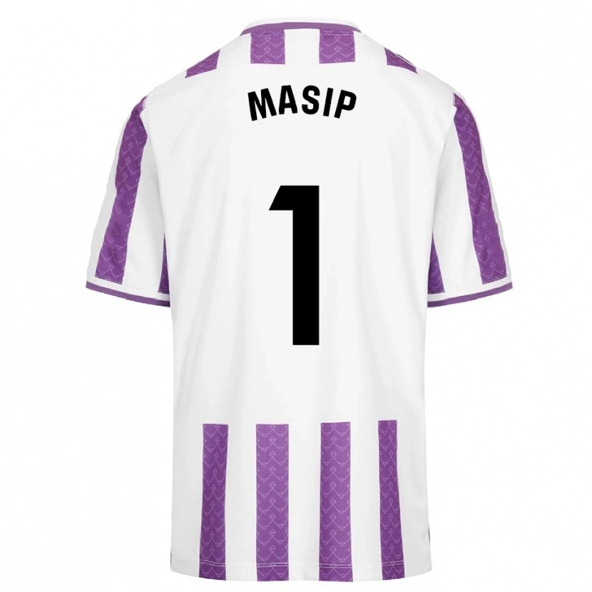 Danxen Dámské Jordi Masip #1 Fialová Bílá Domů Hráčské Dresy 2025/26 Dres