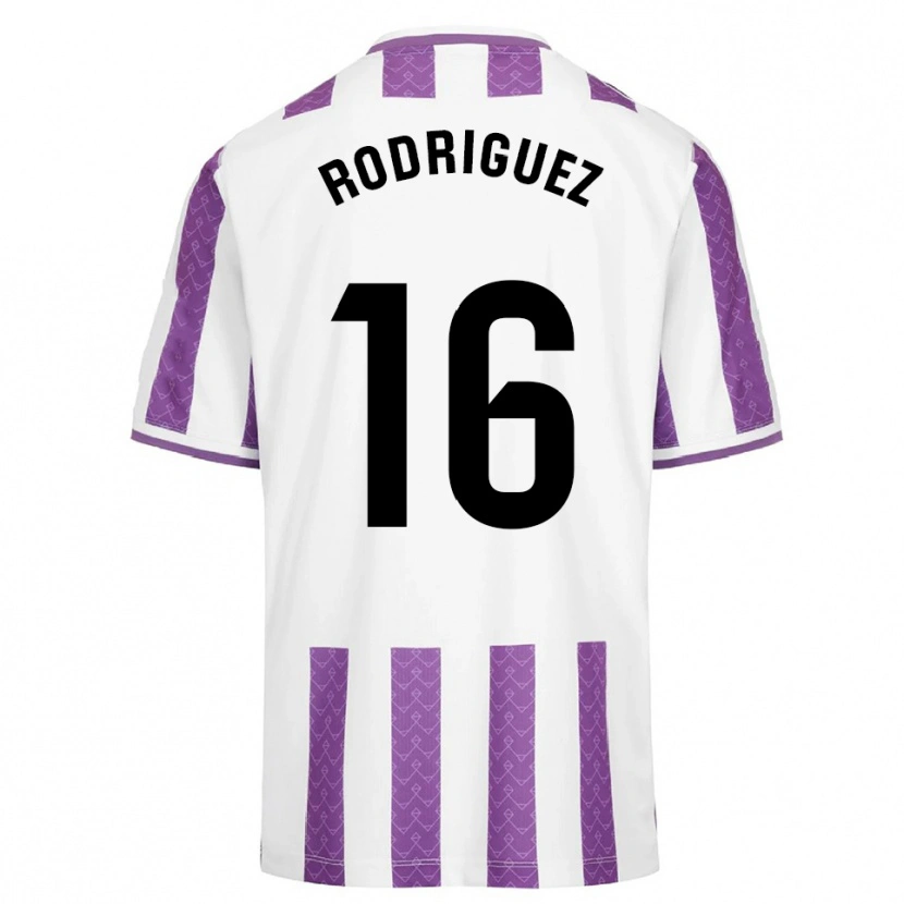 Danxen Dámské Gabriel Rodríguez #16 Fialová Bílá Domů Hráčské Dresy 2025/26 Dres
