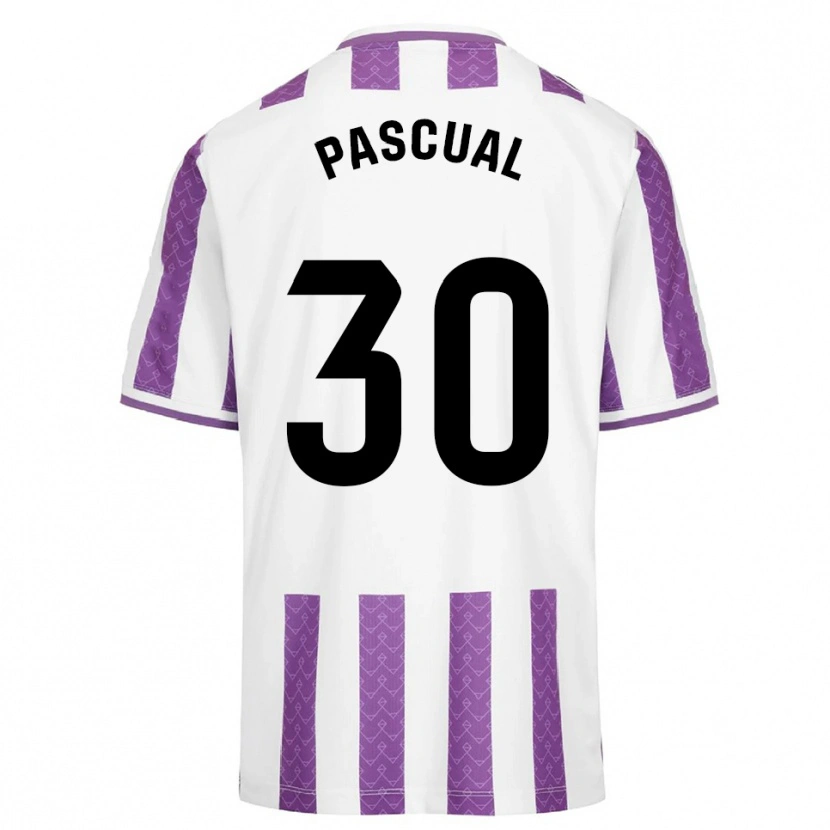 Danxen Dámské Adrián Pascual #30 Fialová Bílá Domů Hráčské Dresy 2025/26 Dres