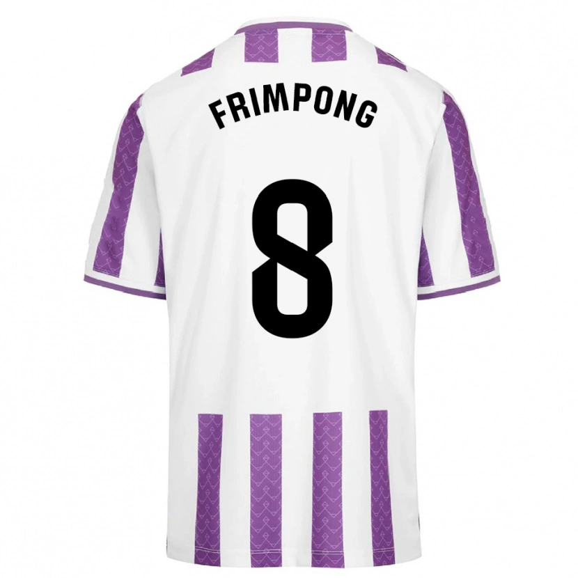 Danxen Dámské Eugene Frimpong #8 Fialová Bílá Domů Hráčské Dresy 2025/26 Dres