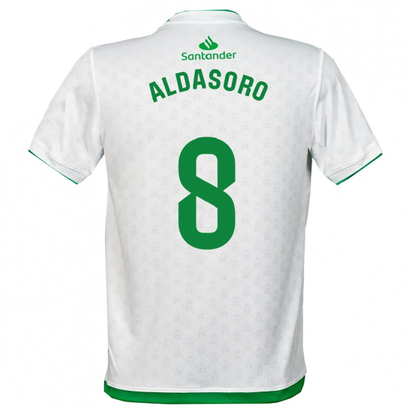 Danxen Dámské Aritz Aldasoro #8 Zelená Bílá Domů Hráčské Dresy 2025/26 Dres