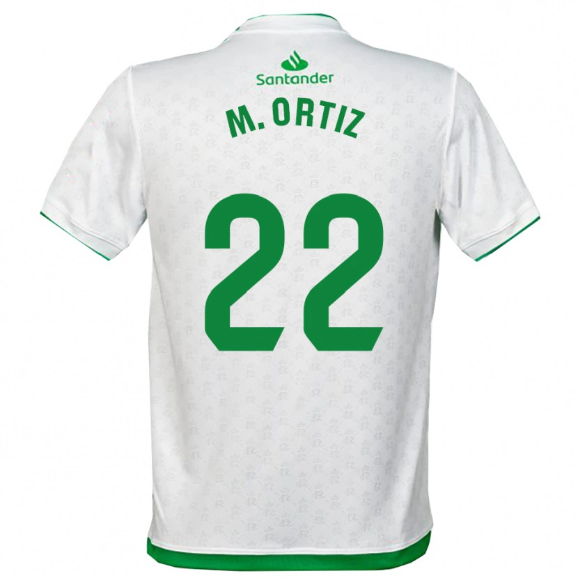 Danxen Dámské María Ortiz Heras #22 Zelená Bílá Domů Hráčské Dresy 2025/26 Dres