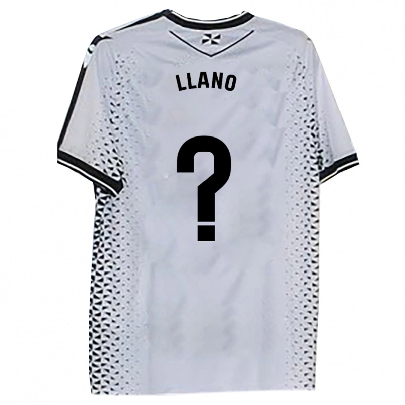 Danxen Dámské Guillermo Llano #0 Bílá Černá Domů Hráčské Dresy 2025/26 Dres