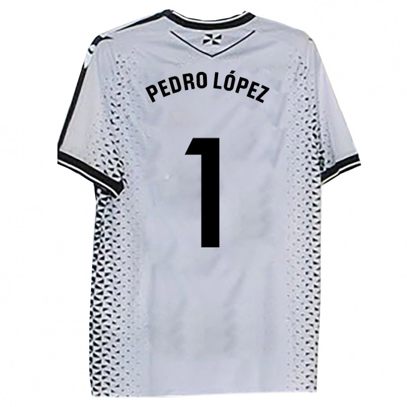 Danxen Dámské Pedro López #1 Bílá Černá Domů Hráčské Dresy 2025/26 Dres