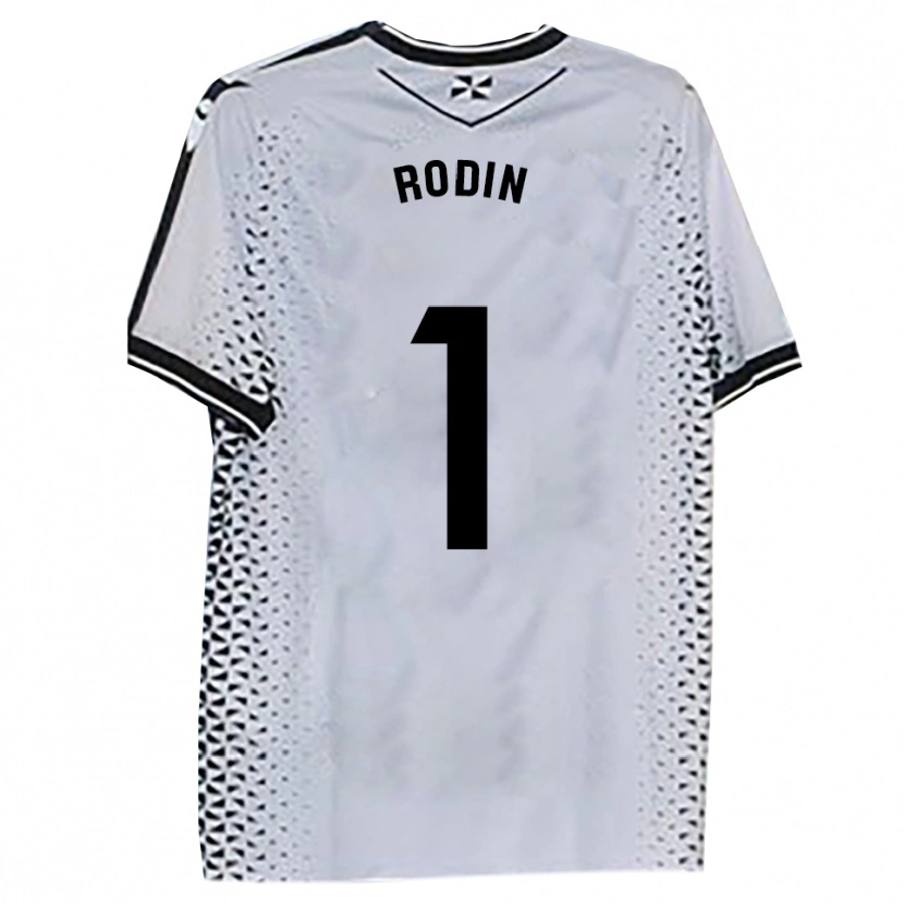 Danxen Dámské Antonio Rodin #1 Bílá Černá Domů Hráčské Dresy 2025/26 Dres