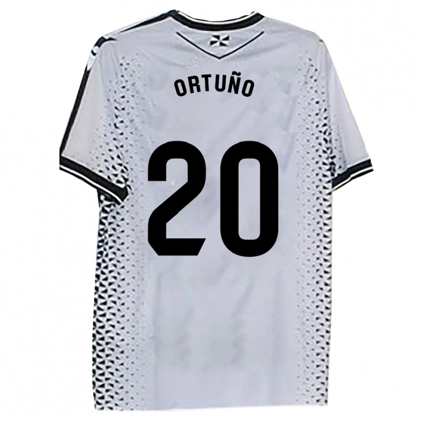 Danxen Dámské Juanto Ortuño #20 Bílá Černá Domů Hráčské Dresy 2025/26 Dres