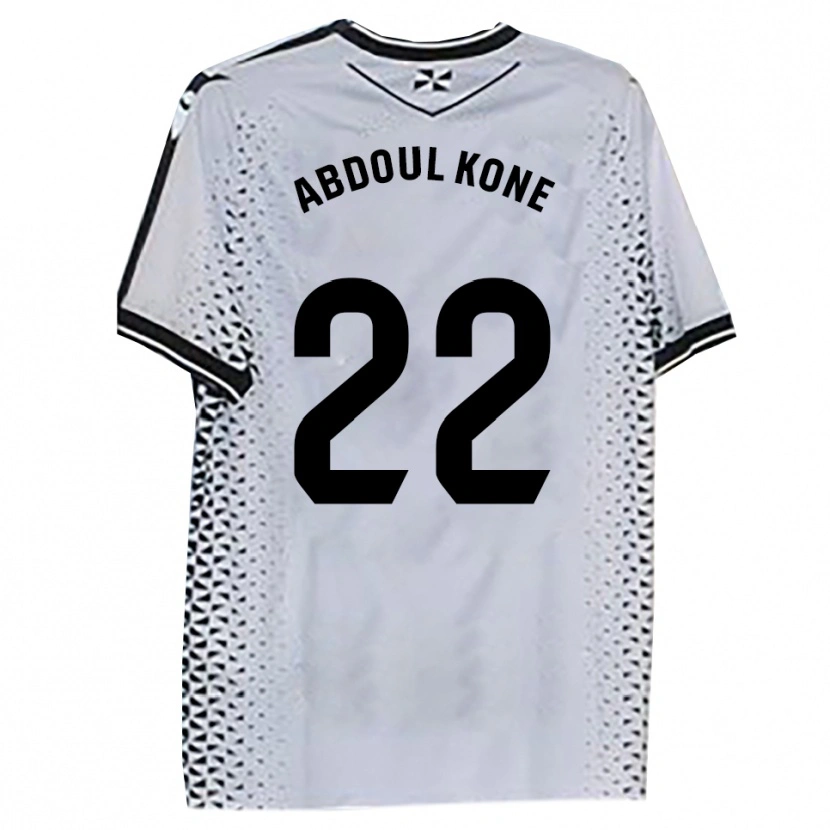 Danxen Dámské Kialy Abdoul Kone #22 Bílá Černá Domů Hráčské Dresy 2025/26 Dres