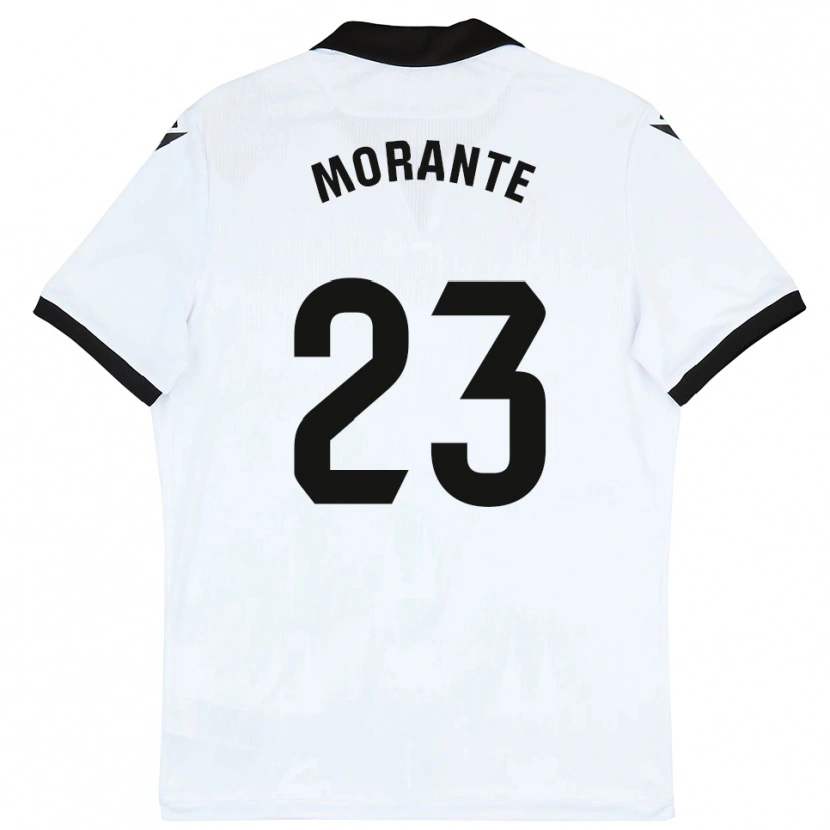 Danxen Dámské Iván Morante #23 Bílá Černá Domů Hráčské Dresy 2025/26 Dres
