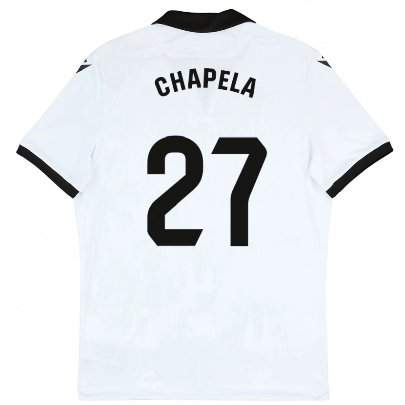 Danxen Dámské Iván Chapela #27 Bílá Černá Domů Hráčské Dresy 2025/26 Dres