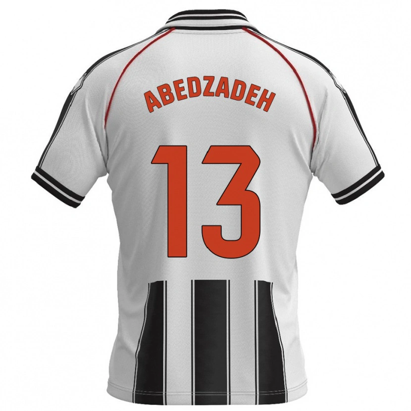 Danxen Dámské Amir Abedzadeh #13 Bílá Černá Domů Hráčské Dresy 2025/26 Dres