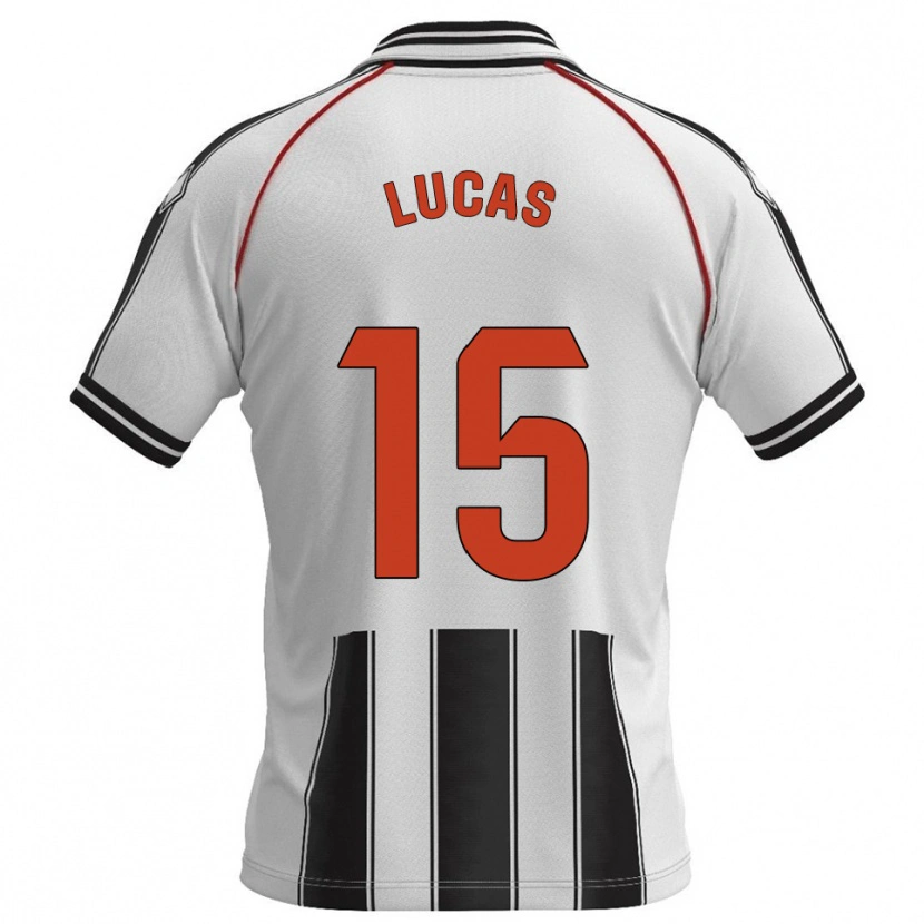 Danxen Dámské Lucas Alcázar #15 Bílá Černá Domů Hráčské Dresy 2025/26 Dres