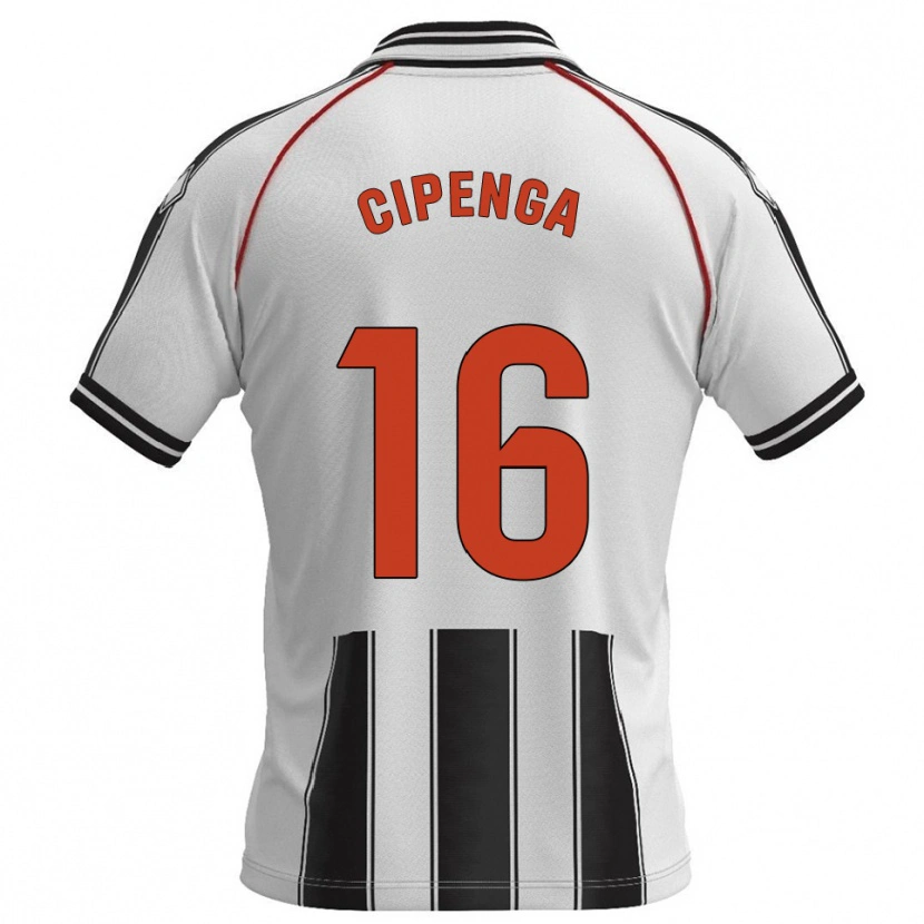 Danxen Dámské Brian Cipenga #16 Bílá Černá Domů Hráčské Dresy 2025/26 Dres