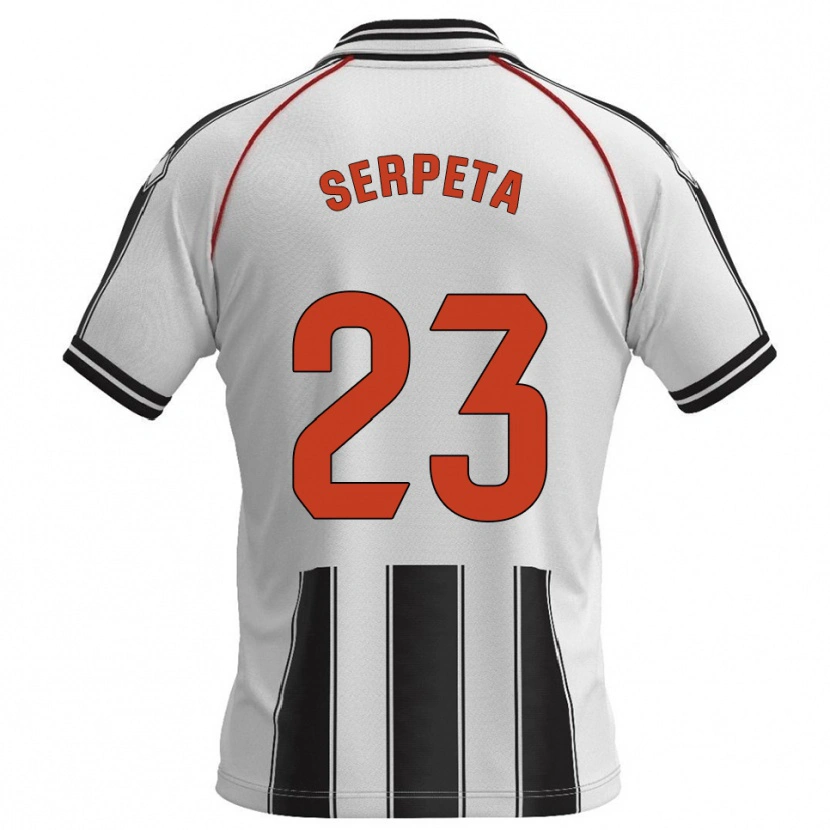 Danxen Dámské Serpeta #23 Bílá Černá Domů Hráčské Dresy 2025/26 Dres