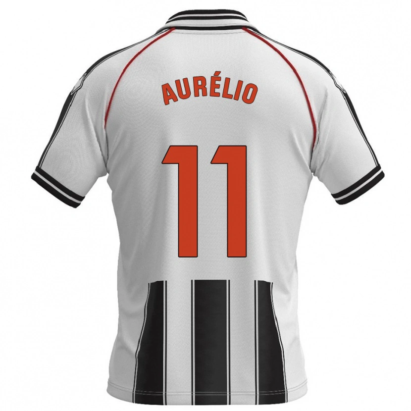 Danxen Dámské Douglas Aurélio #11 Bílá Černá Domů Hráčské Dresy 2025/26 Dres