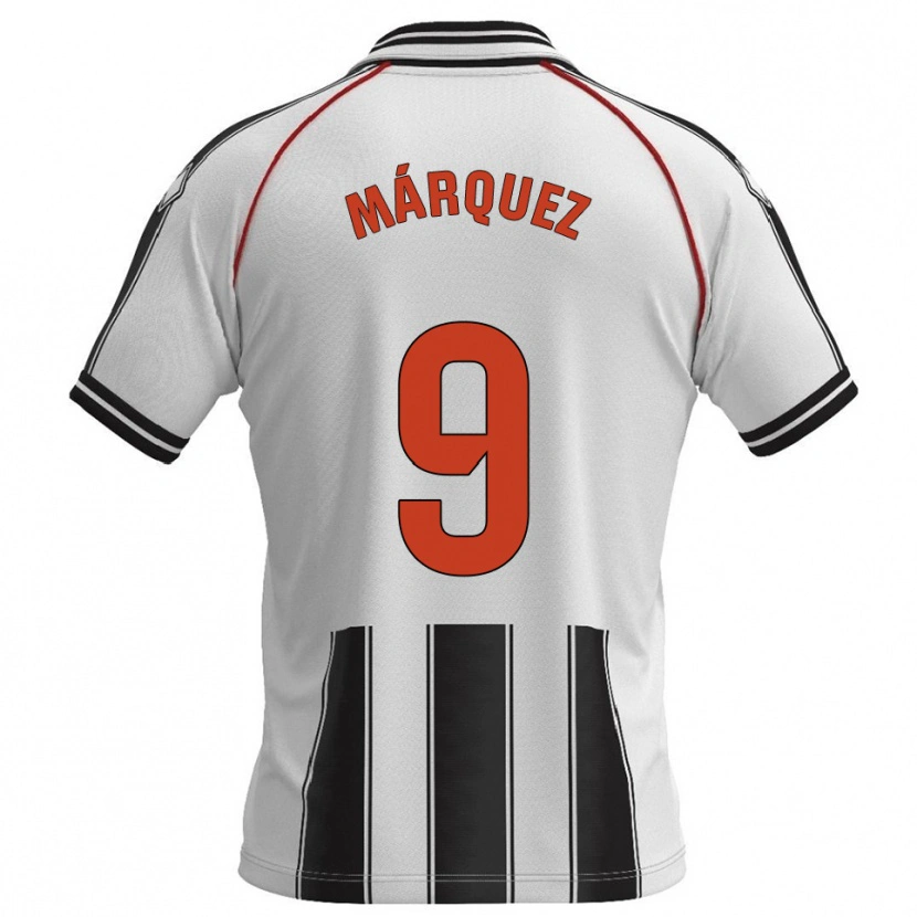 Danxen Dámské Eddiel Márquez #9 Bílá Černá Domů Hráčské Dresy 2025/26 Dres
